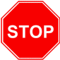 Stop kradzieży Logo